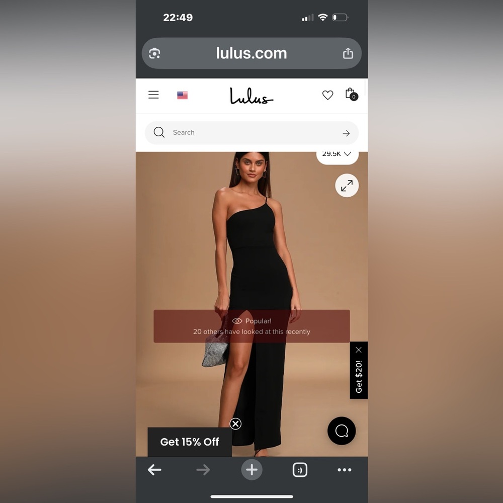 Lulu’s Black Women's Dress